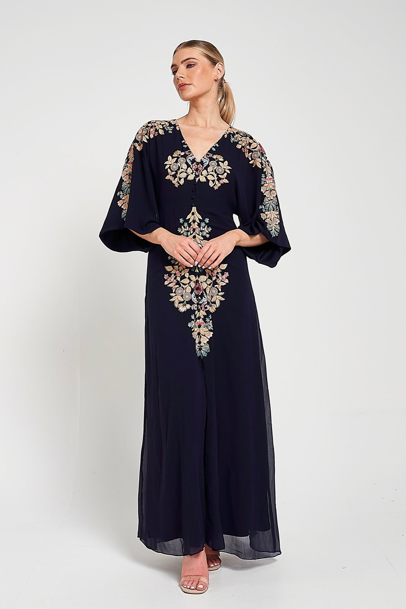 Oversized batwing dress clearance