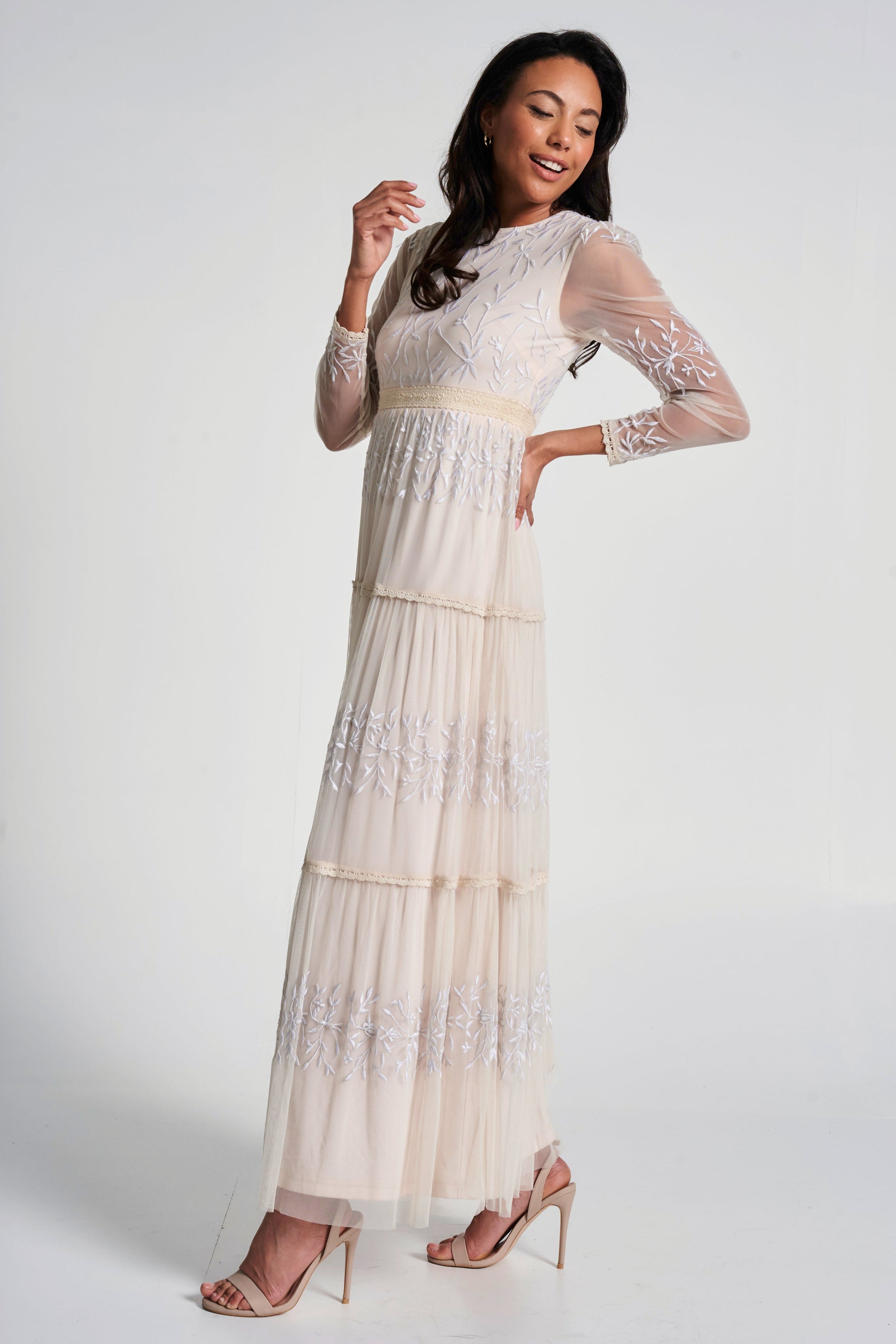 Calla Embroidered Maxi Dress Frock and Frill Calla Embroidered Maxi Dress Frock and Frill