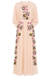 Elliana Floral Embroidered Maxi Dress