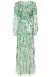 Isabella Green Embellished Maxi Dress