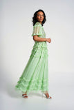 Lydia Green Sequin Maxi Dress