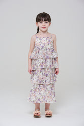Carabelle Floral Print Tiered Dress