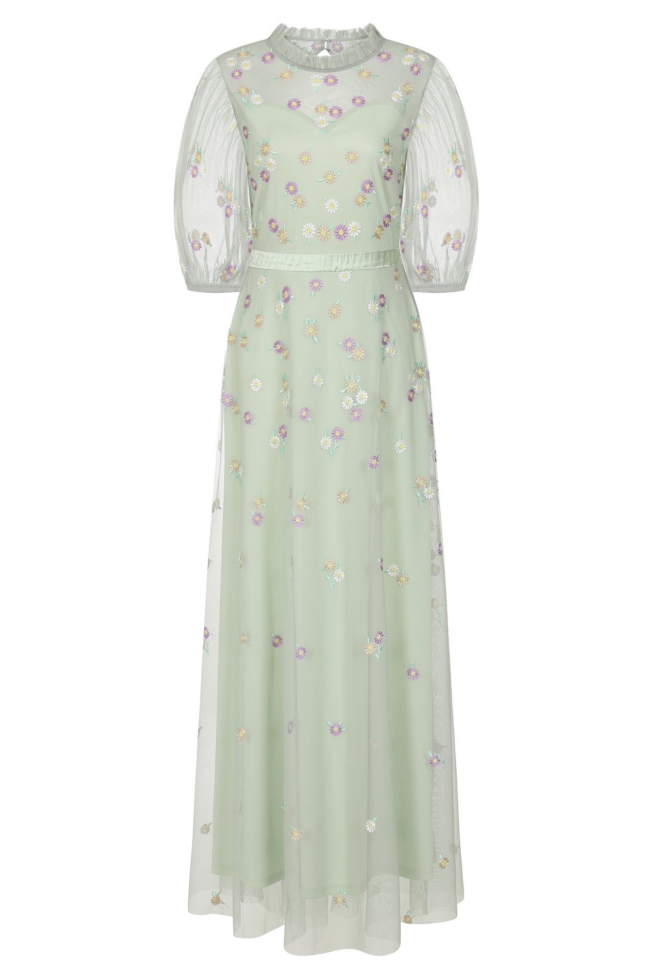 Green Needle Needle And Thread Embroidered Maxi Dress Aurora Gown Green Needle Thread Green Needle Needle And Thread Embroidered Maxi Dress Aurora Gown Green Needle Thread