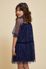 Layla Navy Sequin Dress