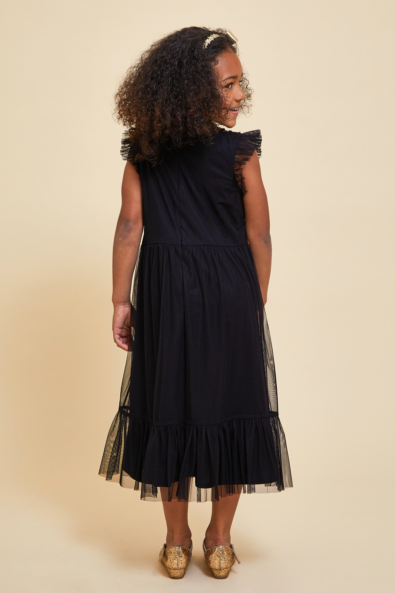 Stella Black and Gold Sequin Dress Frock and Frill Stella Black and Gold Sequin Dress Frock and Frill