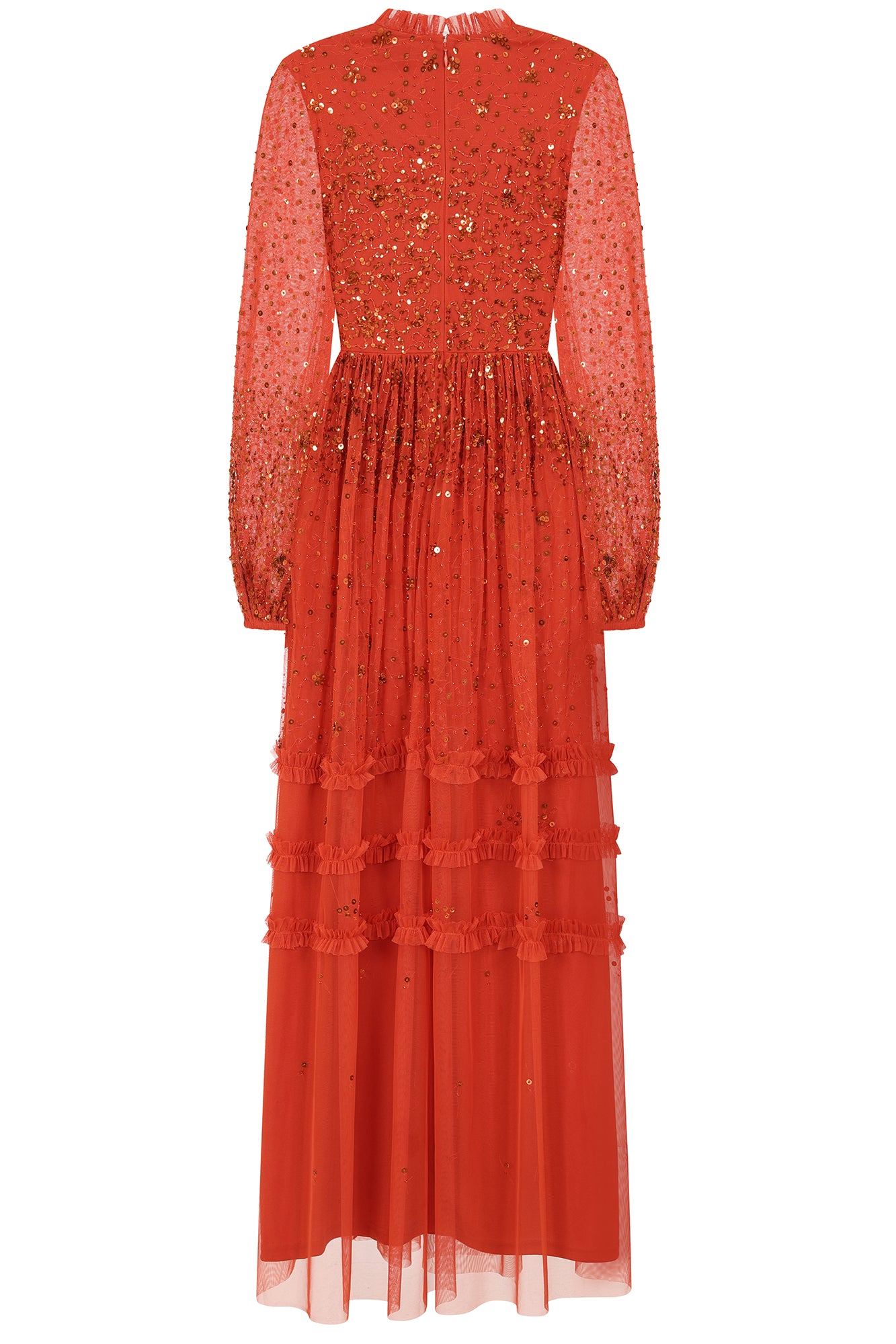 Agnes Copper Sequin Maxi Dress Frock and Frill Agnes Copper Sequin Maxi Dress Frock and Frill