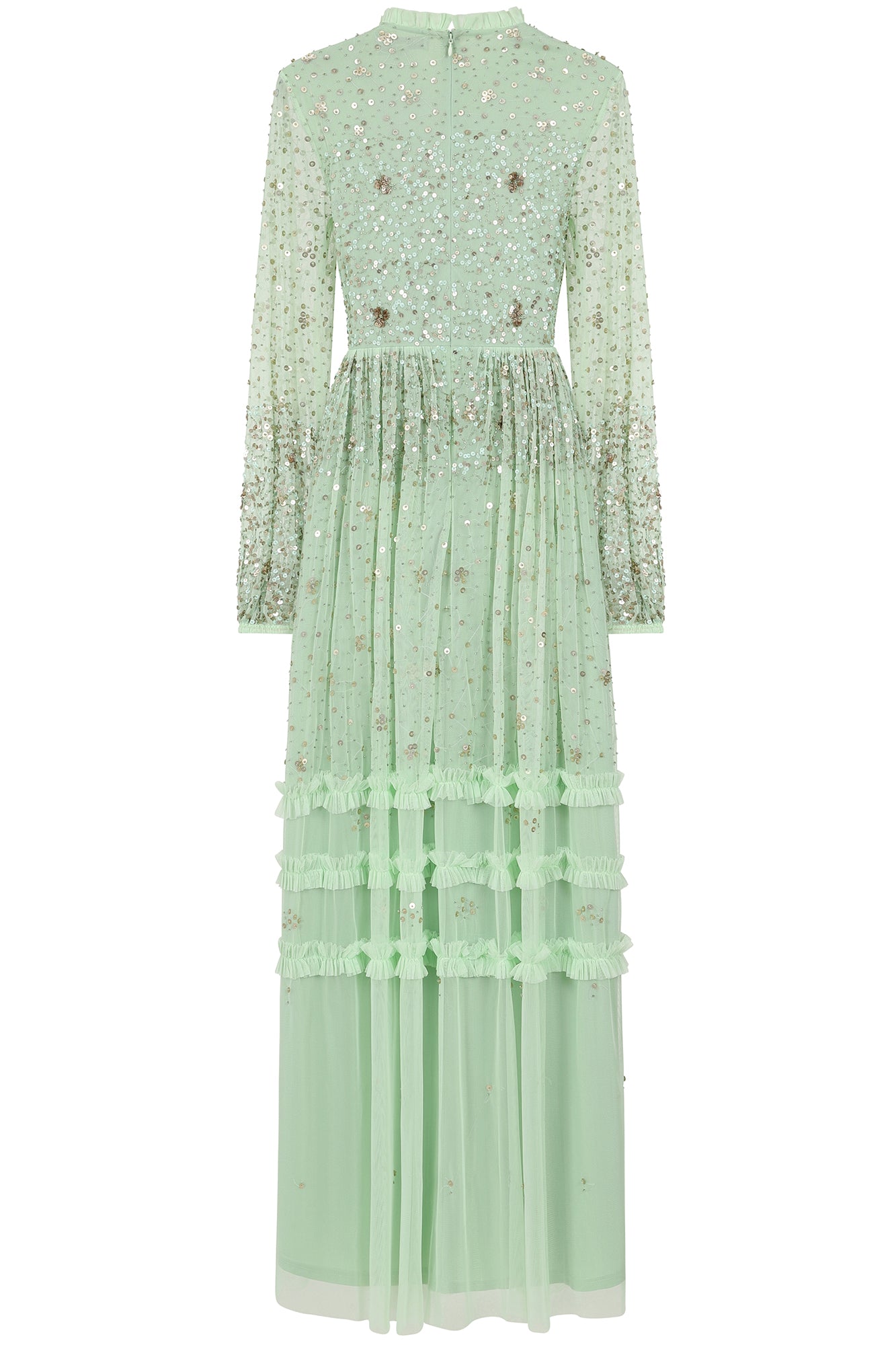 Agnes Sequin Maxi Dress - Green