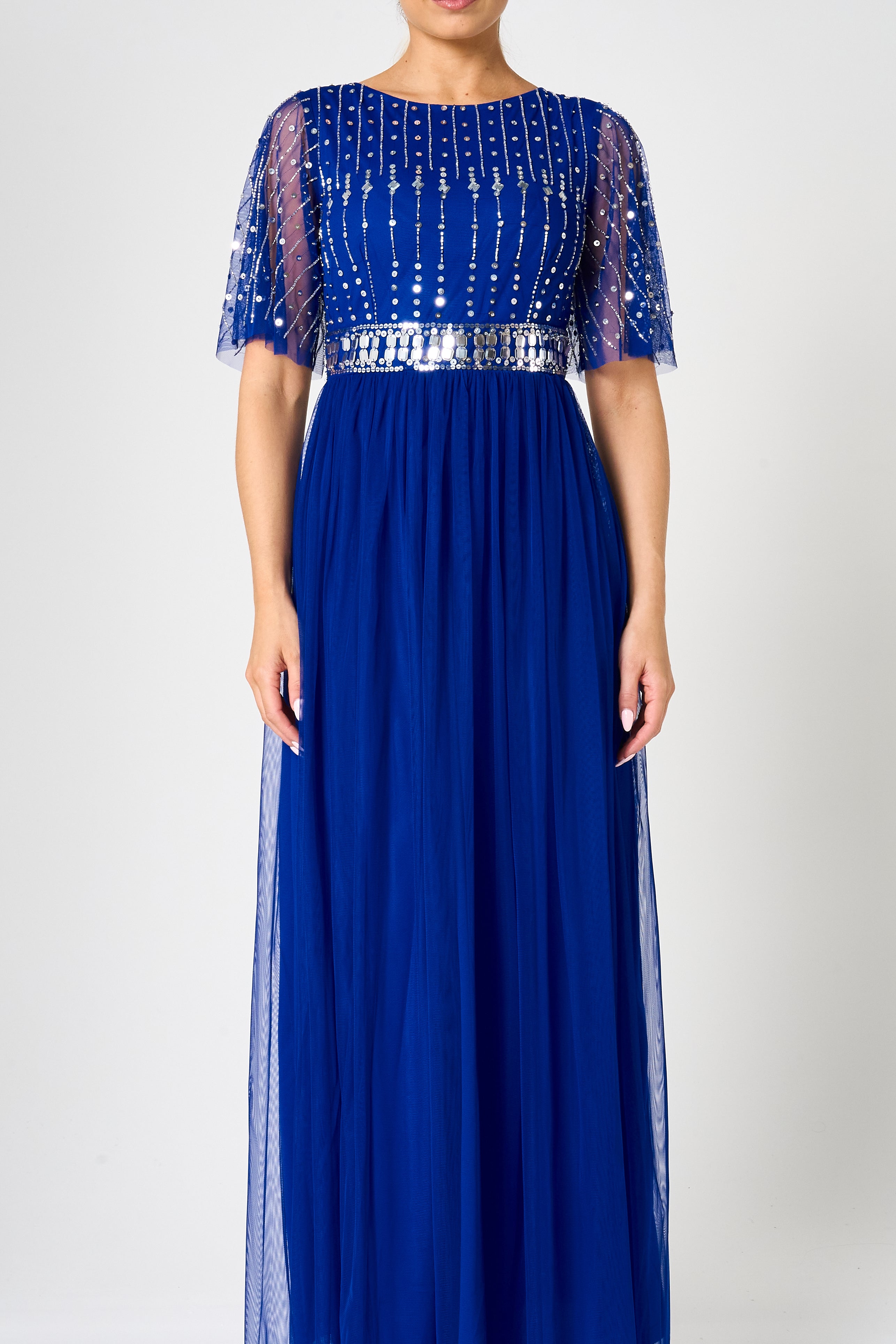 Alice Cobalt Blue Embellished Maxi Dress Frock and Frill Alice Cobalt Blue Embellished Maxi Dress Frock and Frill