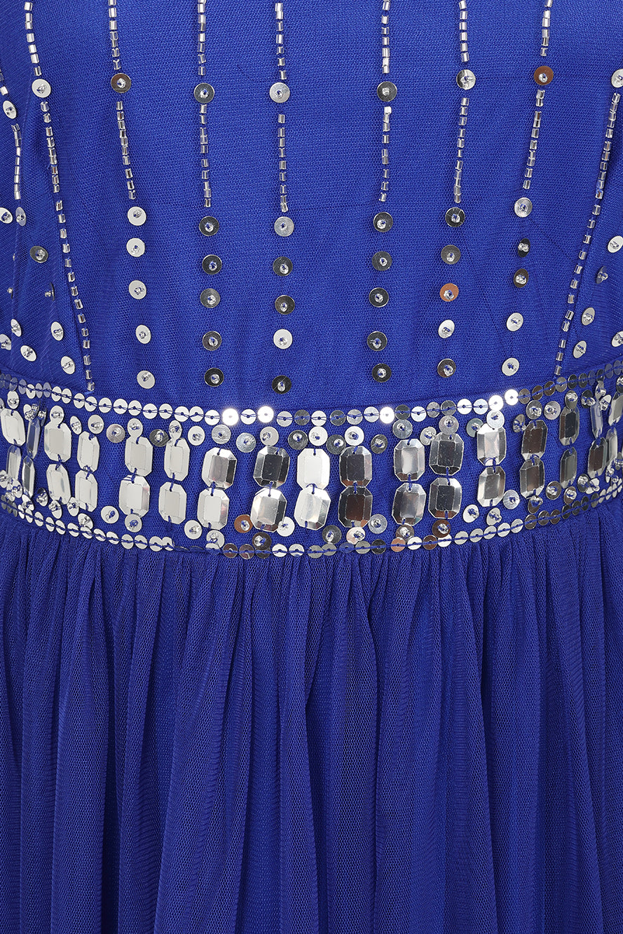 Alice Cobalt Blue Embellished Maxi Dress Frock and Frill Alice Cobalt Blue Embellished Maxi Dress Frock and Frill