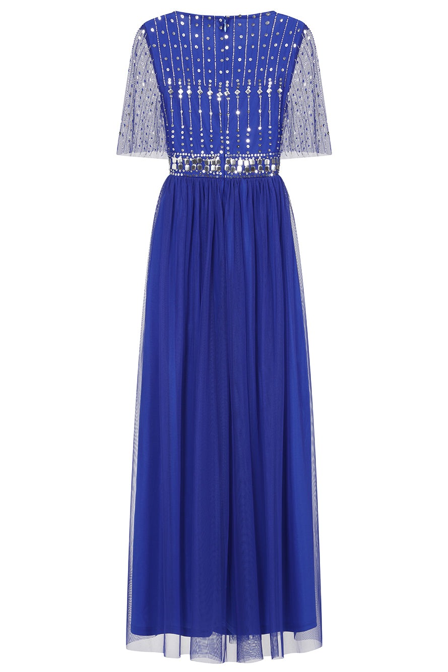 Alice Cobalt Blue Embellished Maxi Dress Frock and Frill Alice Cobalt Blue Embellished Maxi Dress Frock and Frill