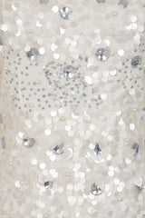 Alix White Floral Embellished Maxi Dress
