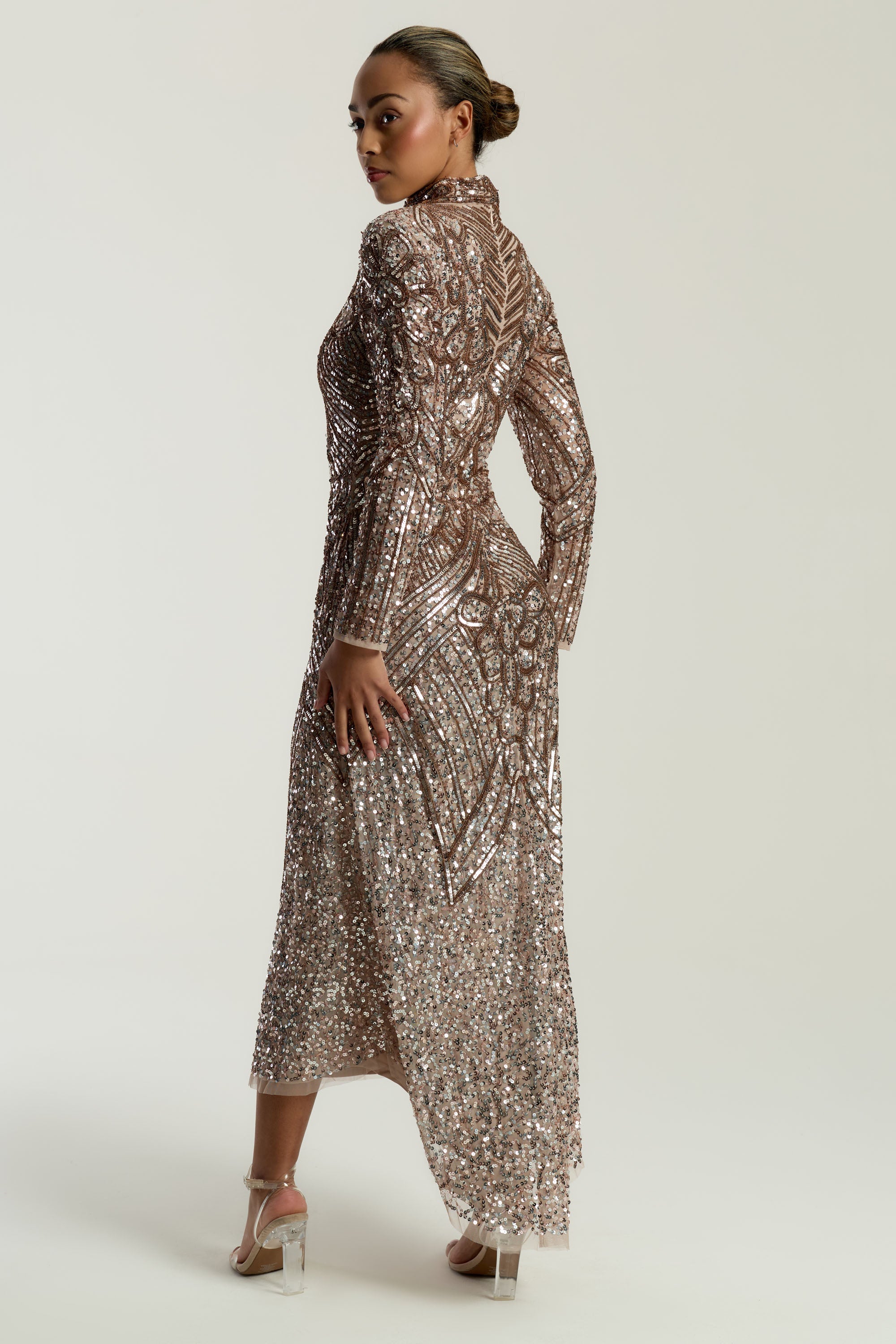 long sleeve dip hem dress Long Sleeve Dip Hem Dress Asos Tie Detail Drop Hem Smock Dress Boohoo