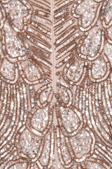 Audrey Embellished Dip Hem Midaxi Dress