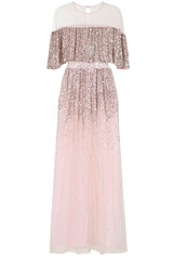 Beverly Blush Sequin Maxi Dress