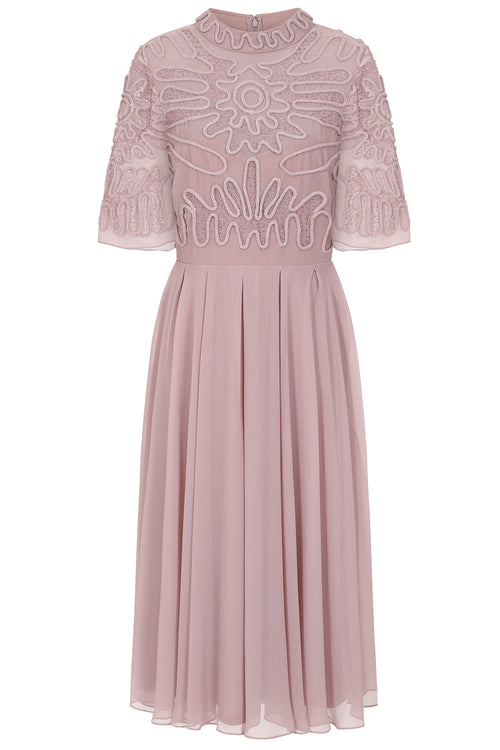 ■MOJO ESPIN(模造エスピン)frill collar dress Enchanting Purple Sequin Gown with Dramatic Cape 39046 | Jovani