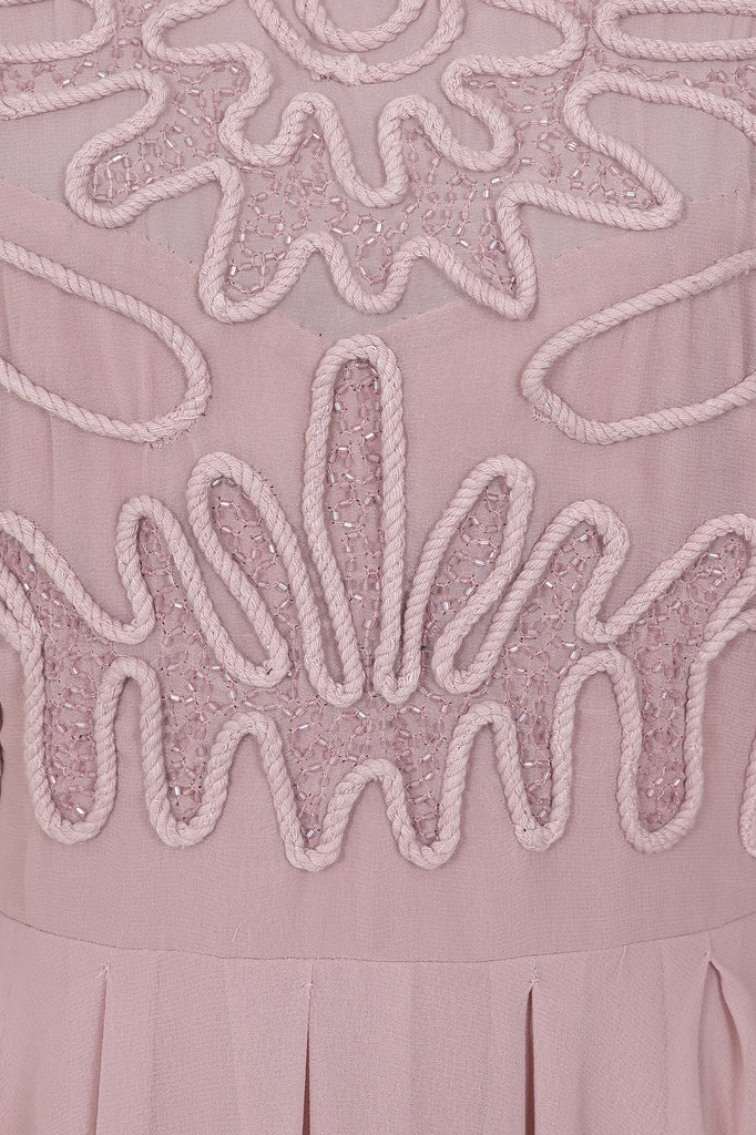 Cari Cornelli Sequin Midi Dress - Mauve Lilac