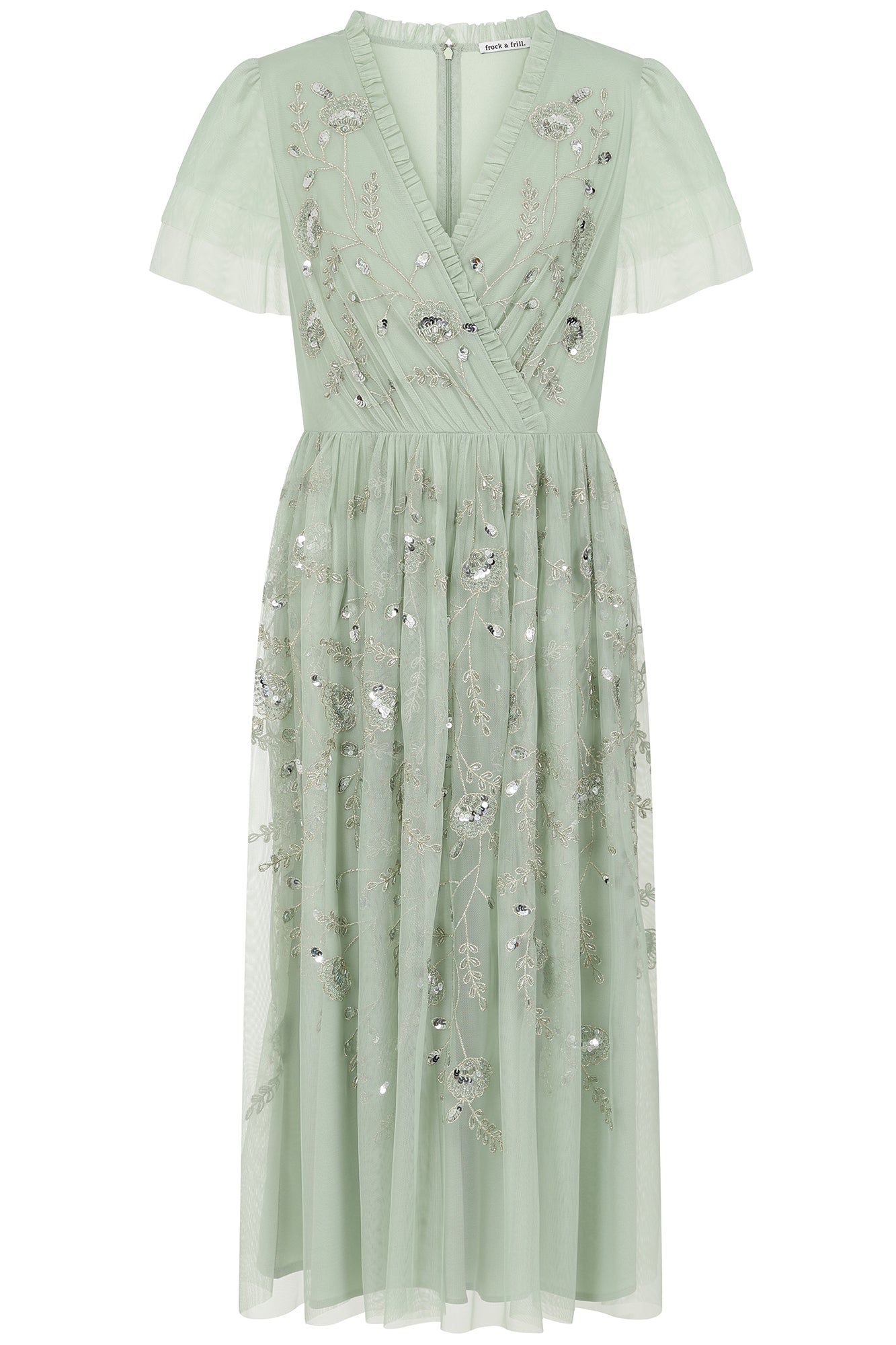 Carissa Green Embellished Midi Dress 