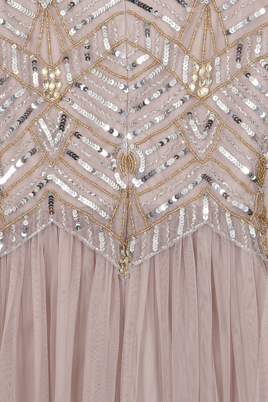Clara Embellished Midi Dress