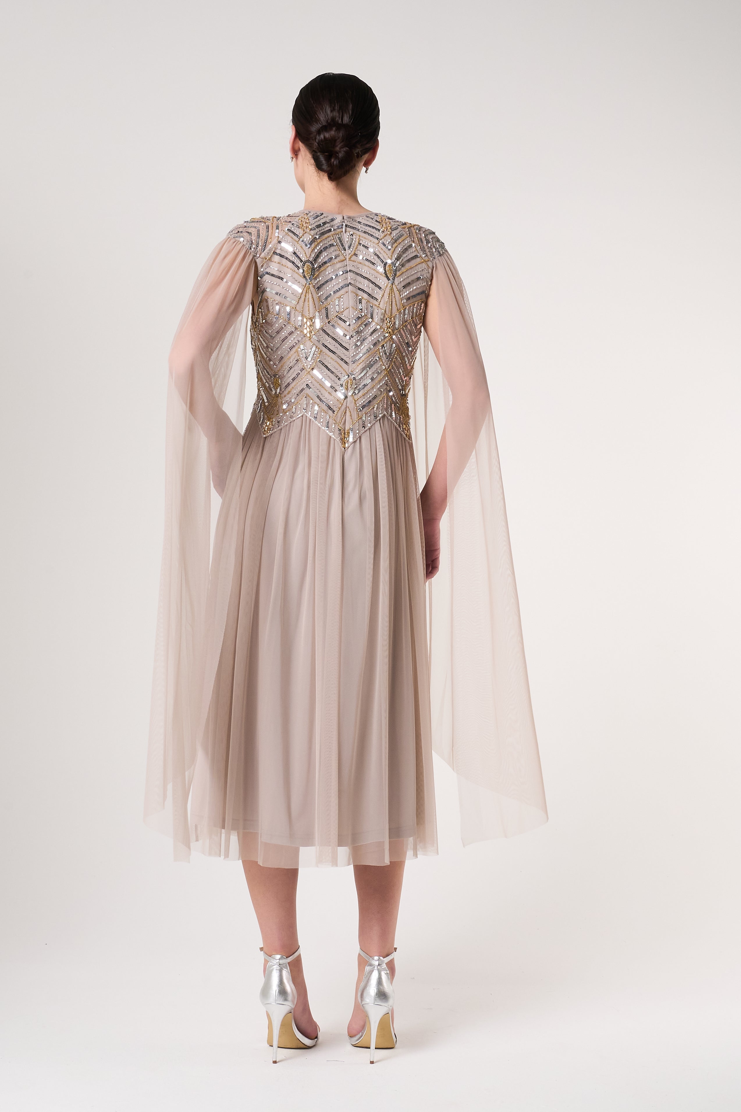 Clara Embellished Midi Dress