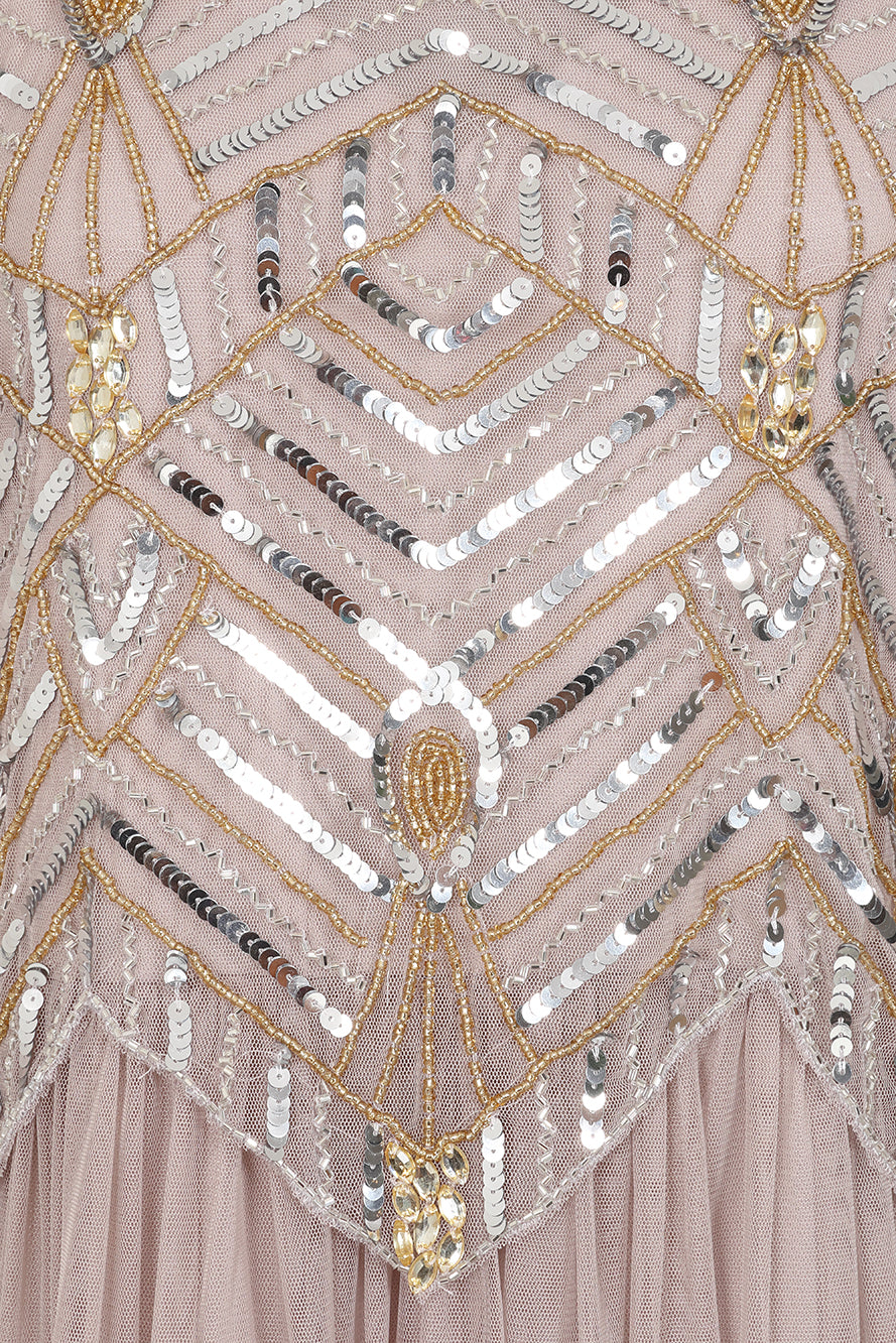 Clara Embellished Midi Dress