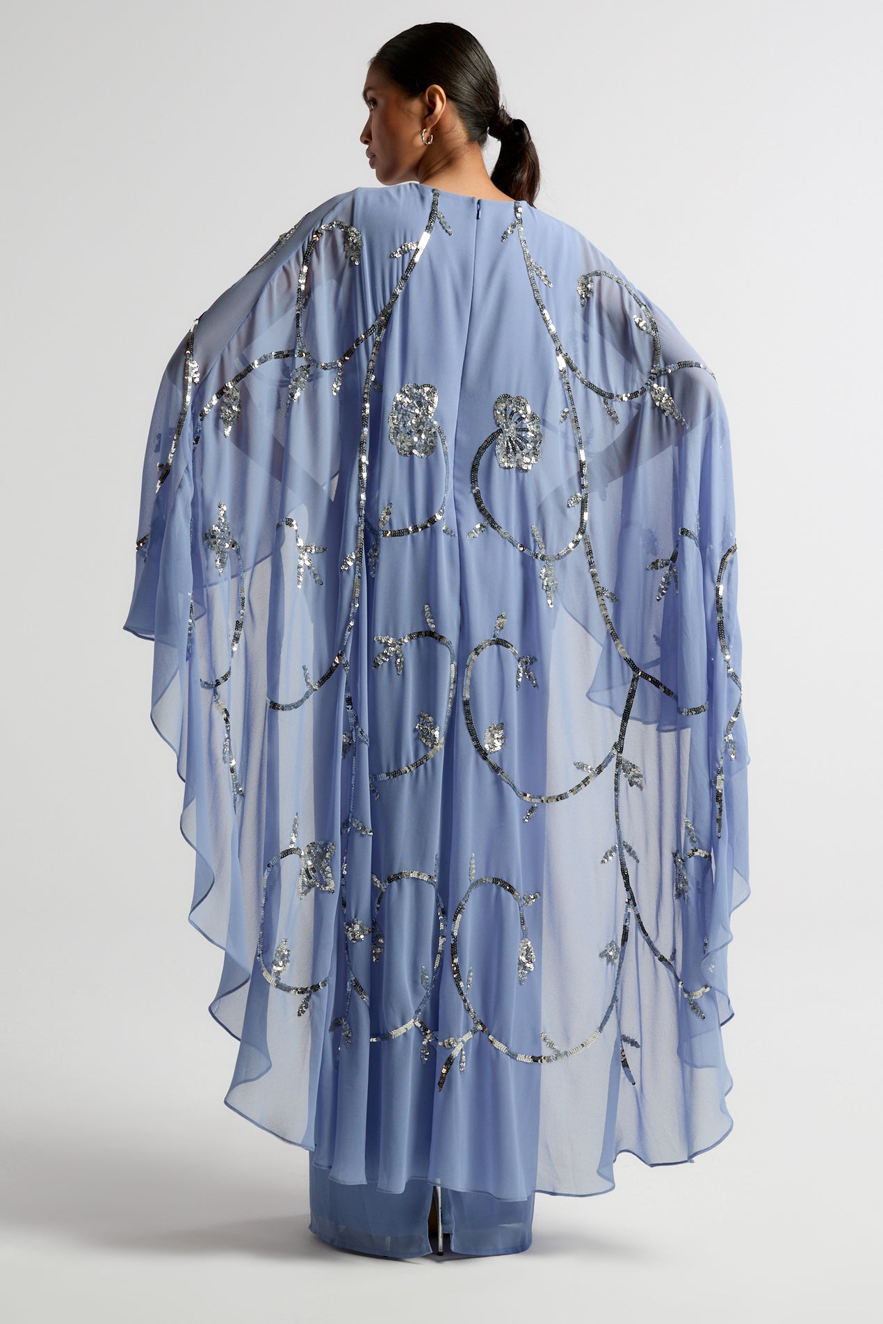 evie blue dress Petal & Pup Women's Belle Maxi Dress main image 0