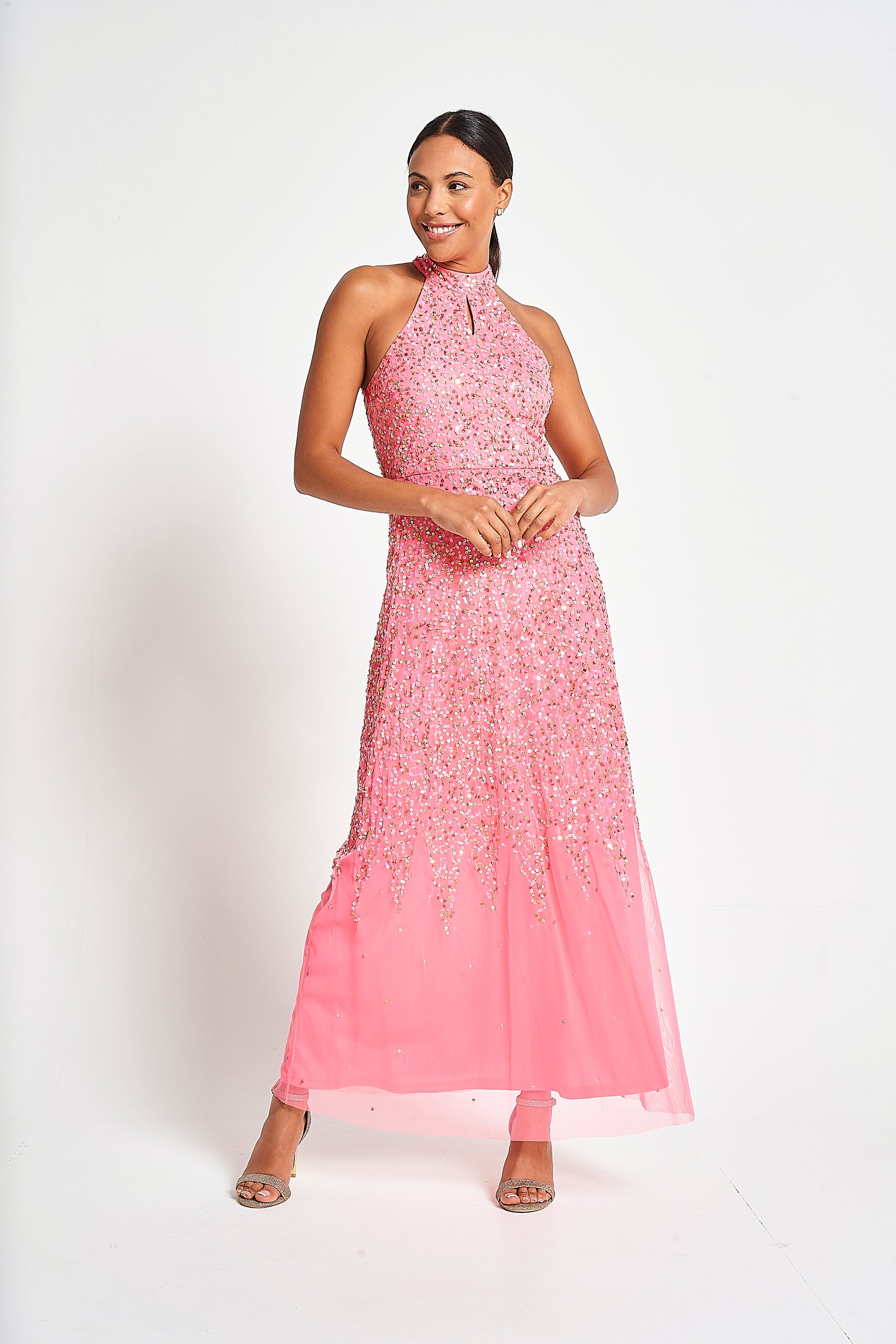 Pink frock online