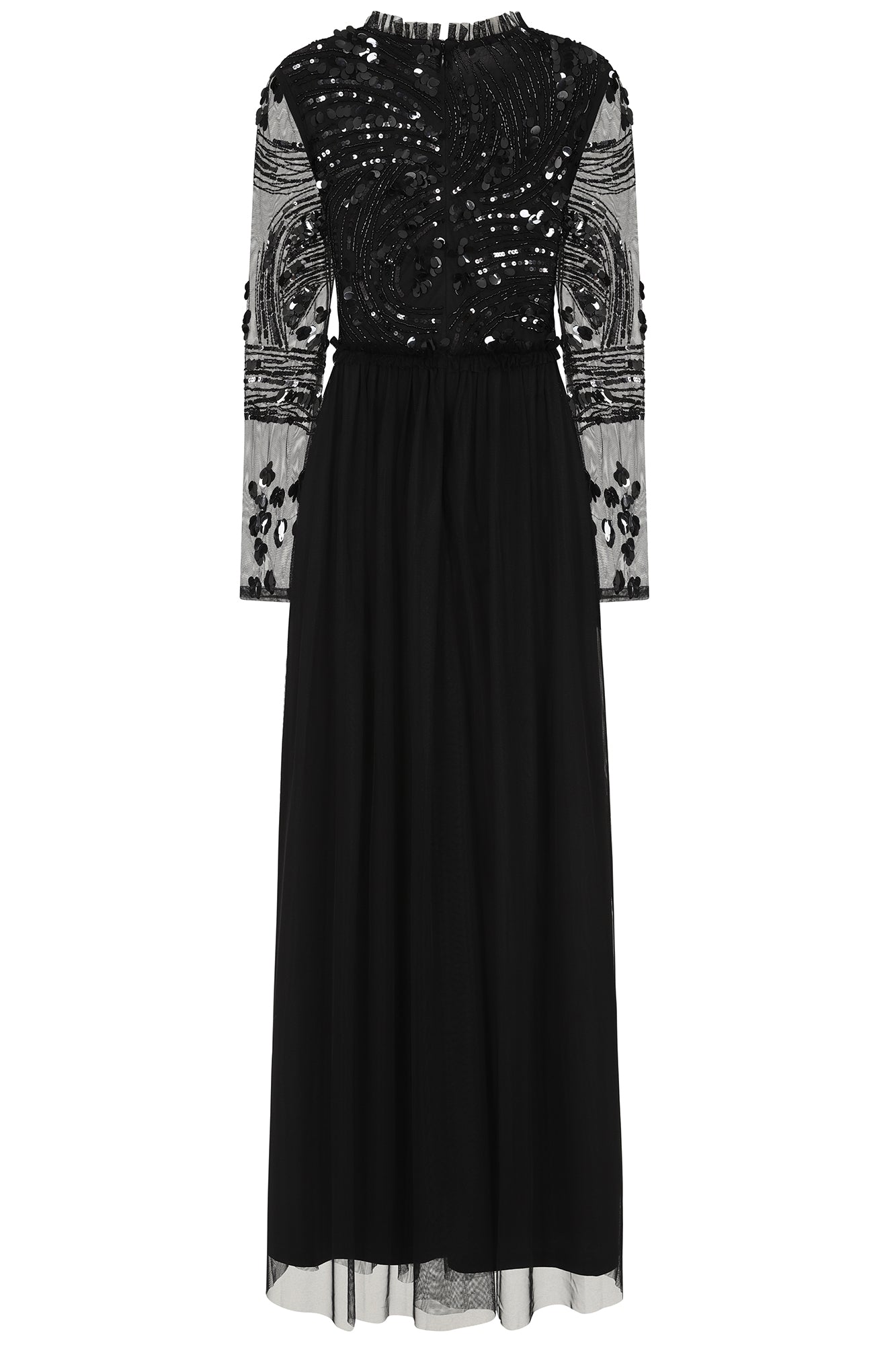 Darlene Sequin Maxi Dress - Black