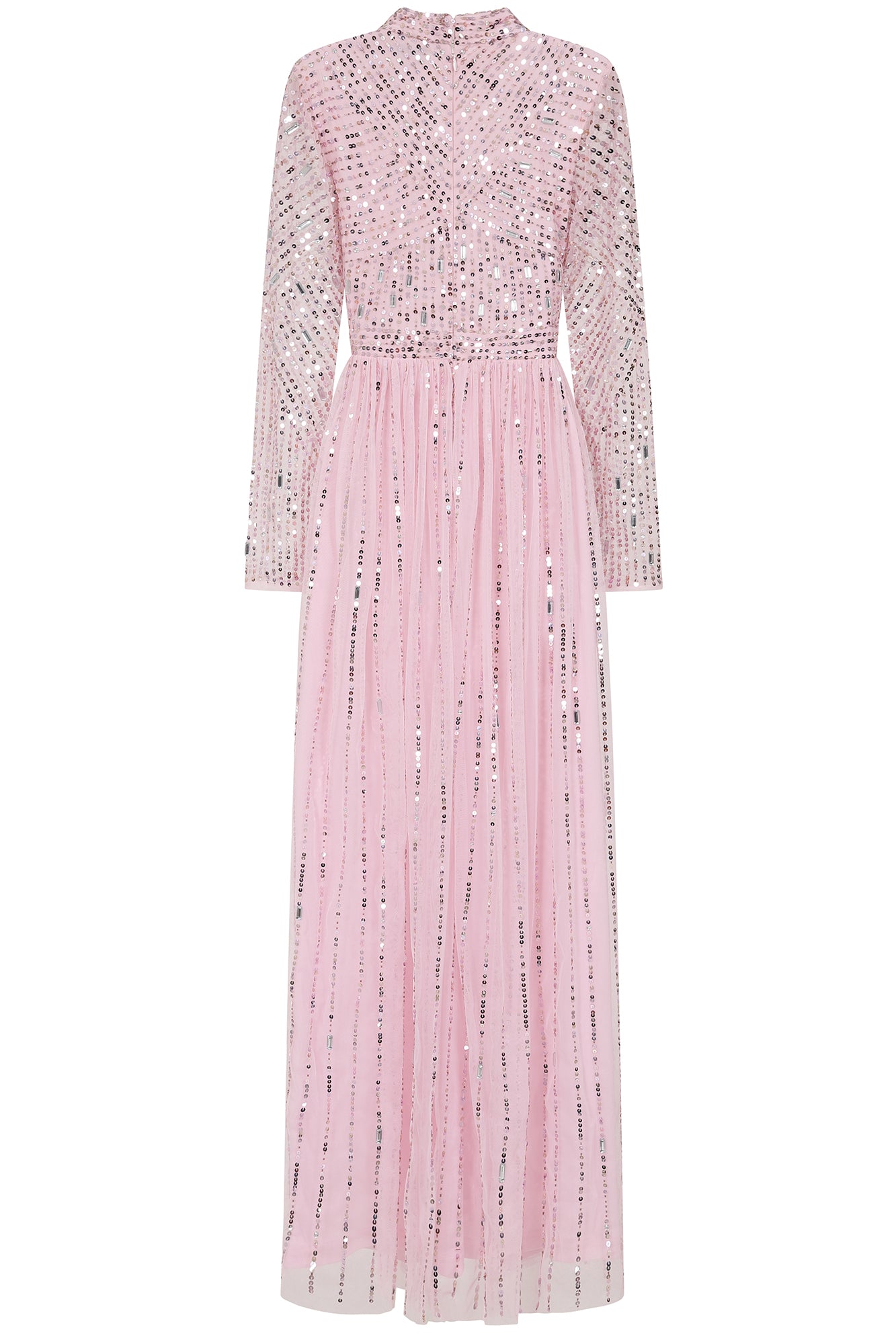 Delia Pink Sequin Maxi Dress