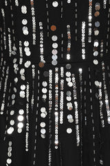 Eileen Black Sequin Maxi Dress