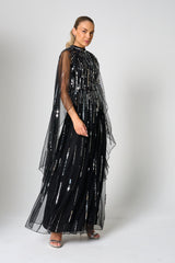 Eileen Black Sequin Maxi Dress