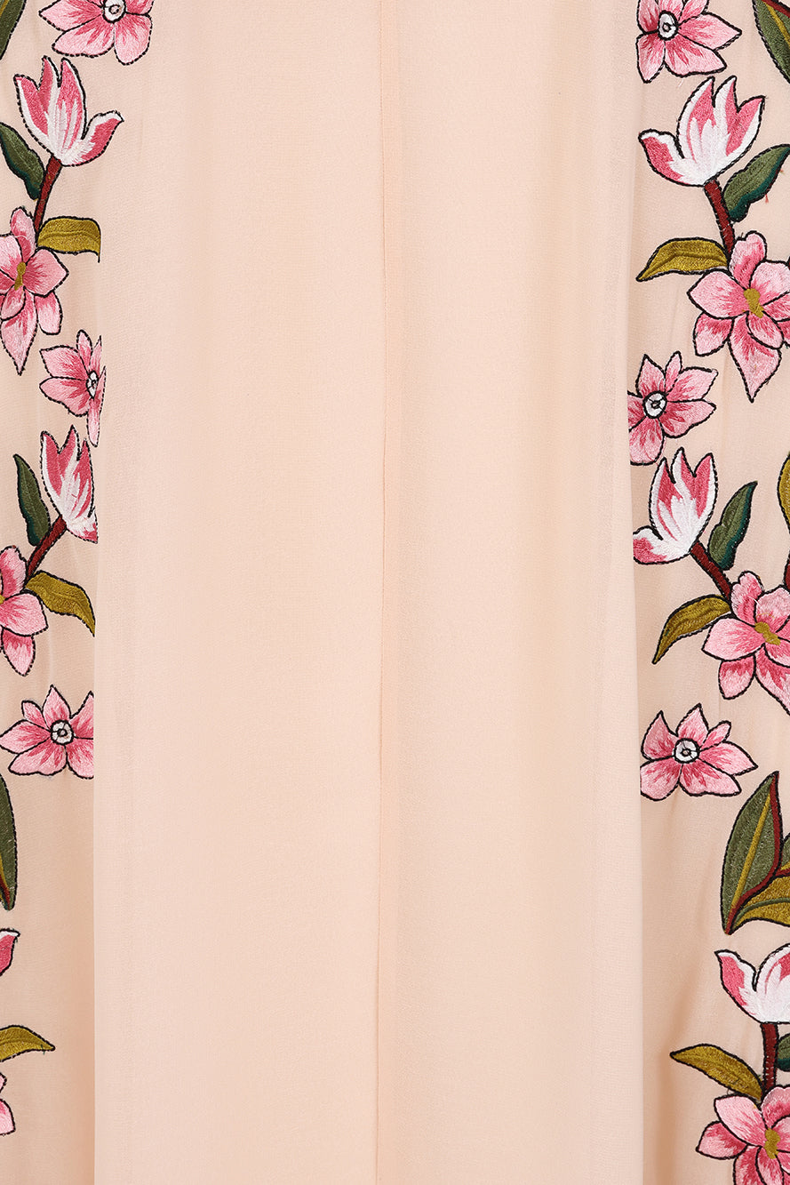 Elliana Floral Embroidered Maxi Dress