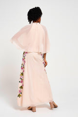 Elliana Floral Embroidered Maxi Dress