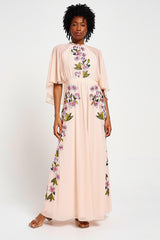 Elliana Floral Embroidered Maxi Dress