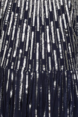 Elvina Navy Embellished Maxi Dress