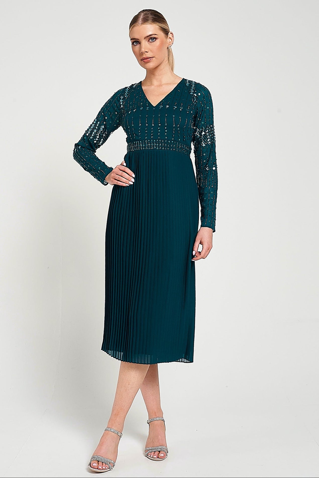 sachin and babi light blue dress Green Dresses | Sage, Dark & Emerald Colours main image 0