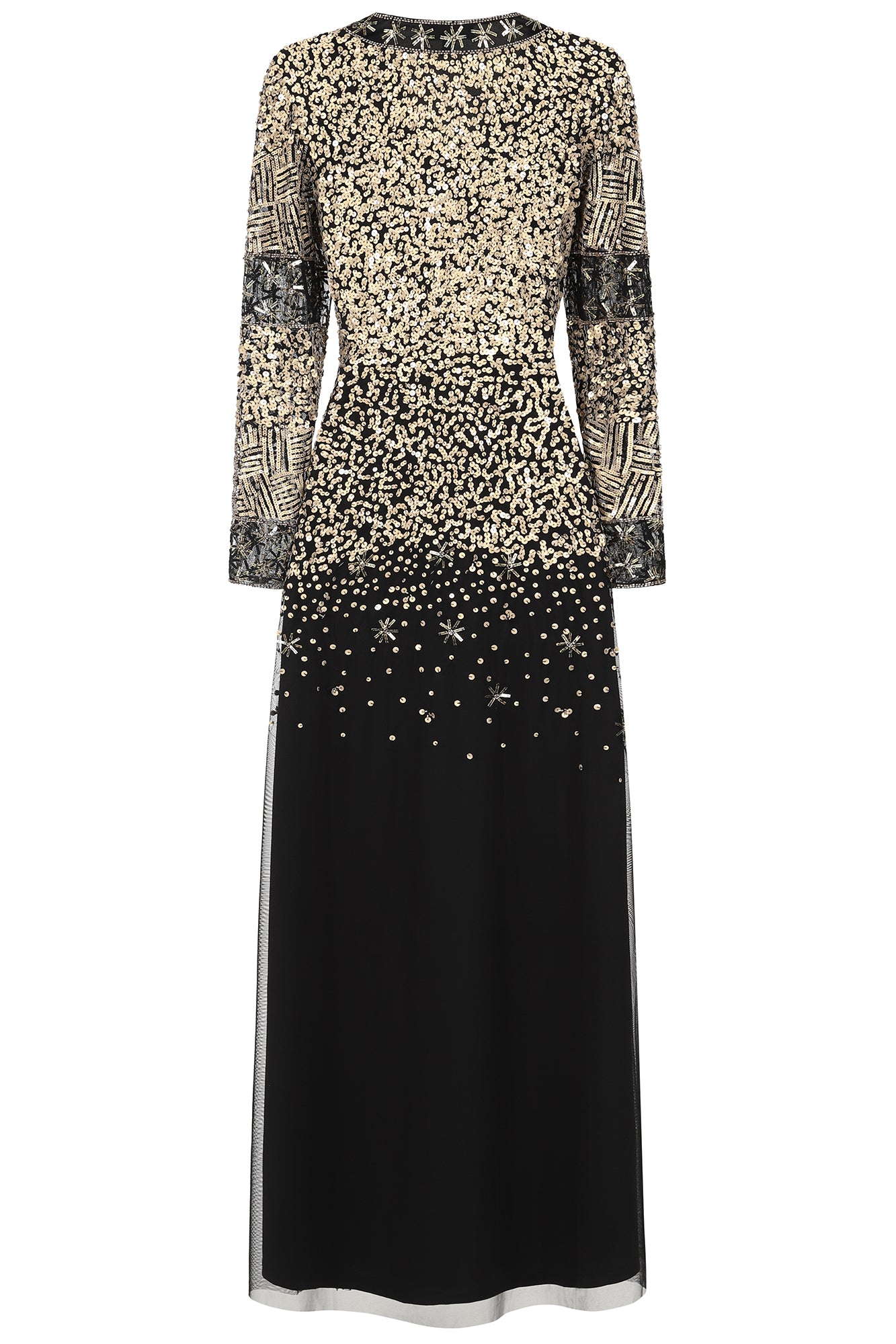 Esther Black and Gold Embellished Maxi Dress Frock and Frill Esther Black and Gold Embellished Maxi Dress Frock and Frill