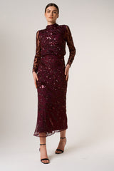 Ethel Sequin Midaxi Dress