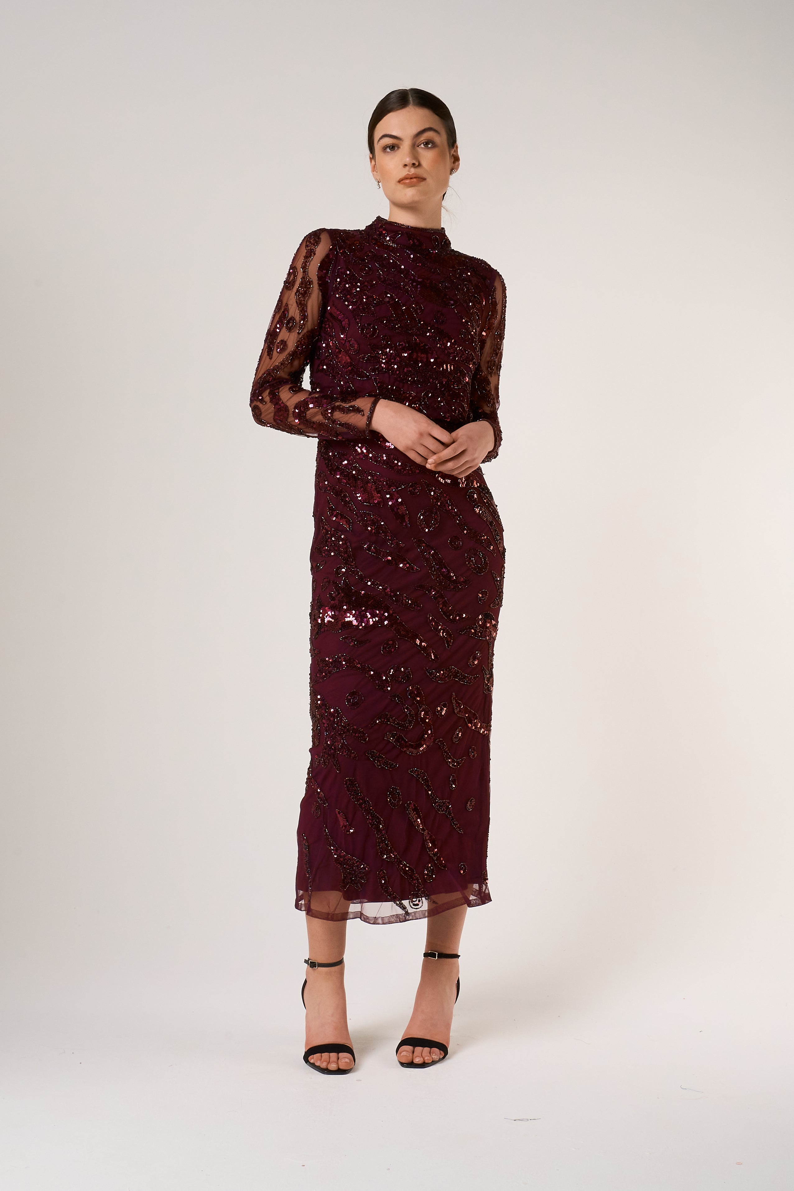 Ethel Sequin Midaxi Dress