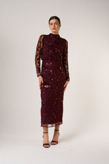 Ethel Sequin Midaxi Dress