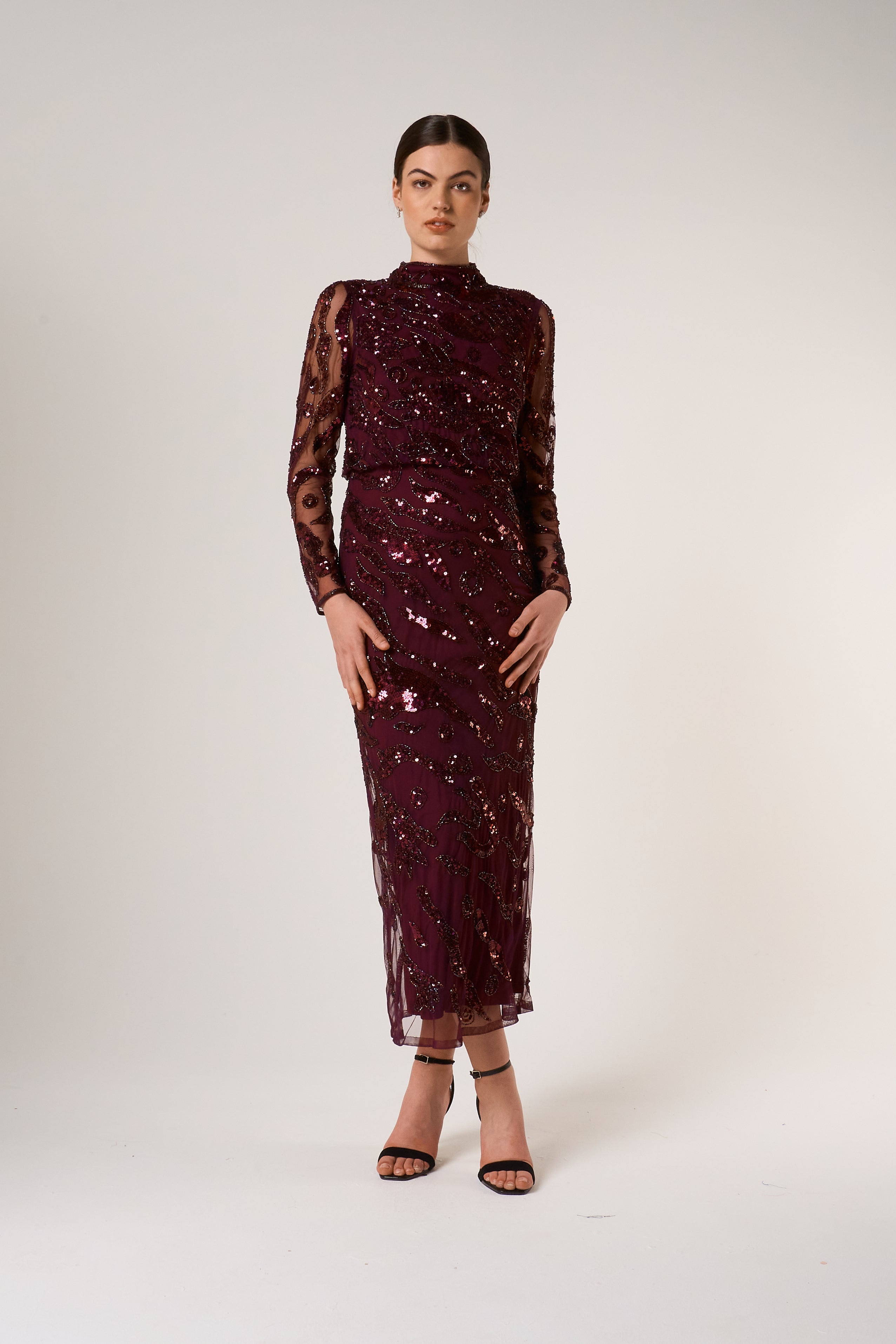 Ethel Sequin Midaxi Dress