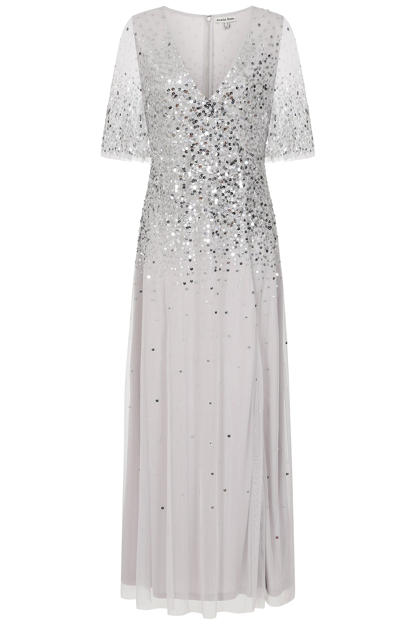 Gillian Grey Sequin Maxi Dress