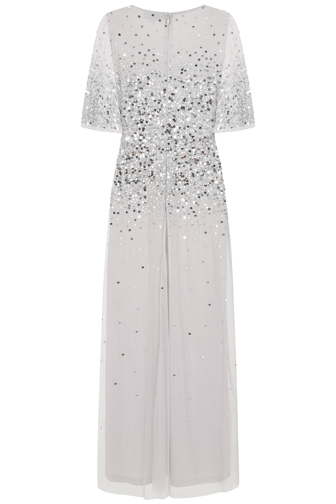 Gillian Grey Sequin Maxi Dress