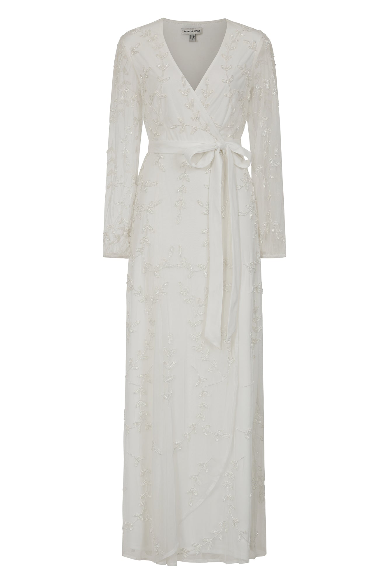 Grace White Embellished Maxi Dress Frock and Frill Grace White Embellished Maxi Dress Frock and Frill