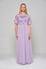 Ianthe Lilac Sequin Maxi Dress