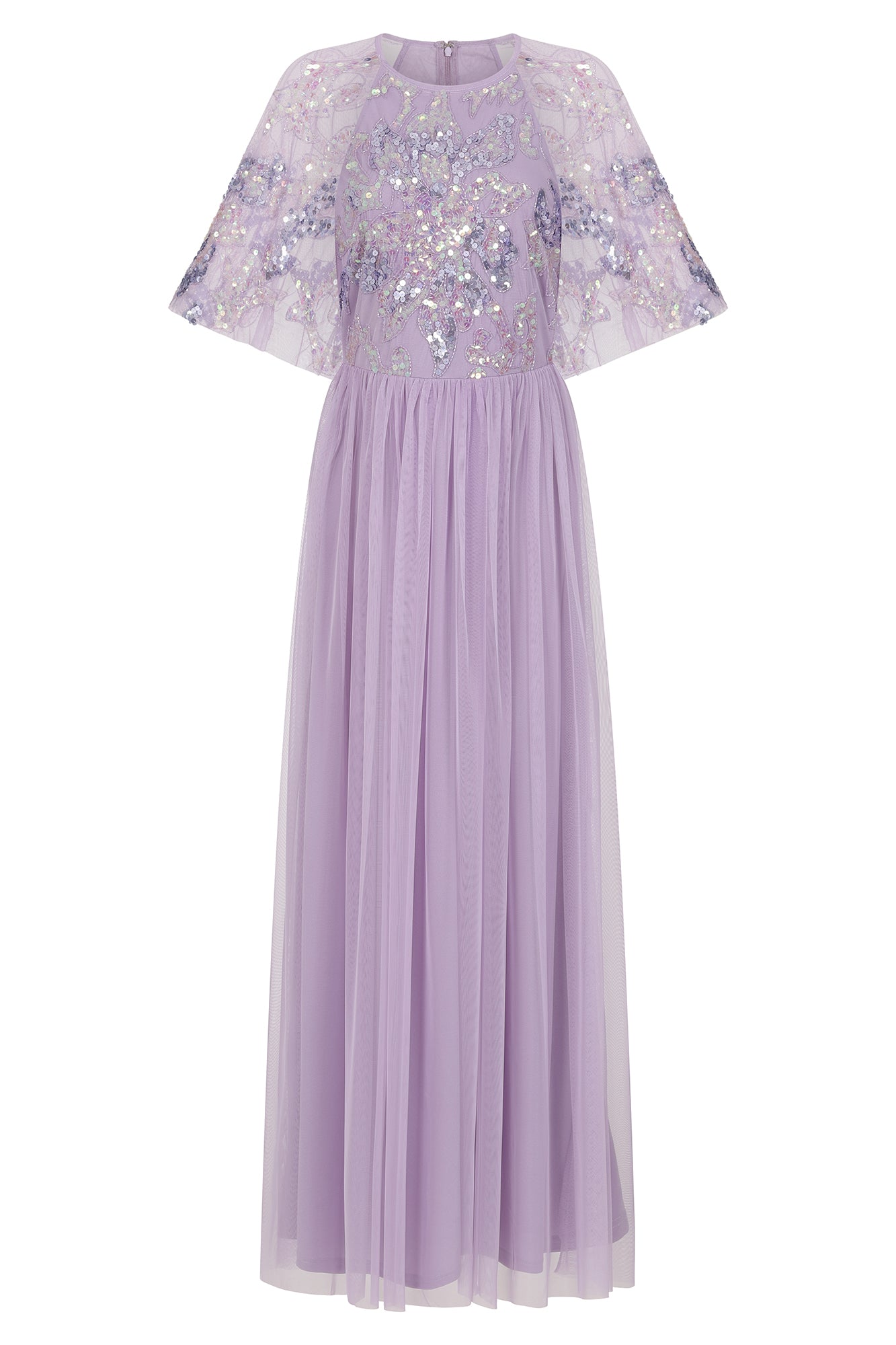 Ianthe Lilac Sequin Maxi Dress