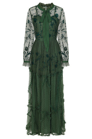 IVY DRESS HEIRLOOM VINE - GREEN main image 0