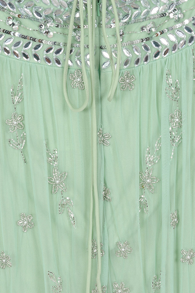 Jae Embellished Maxi Dress in Green