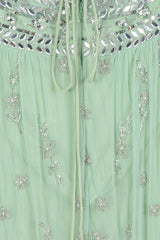 Jae Embellished Maxi Dress in Green