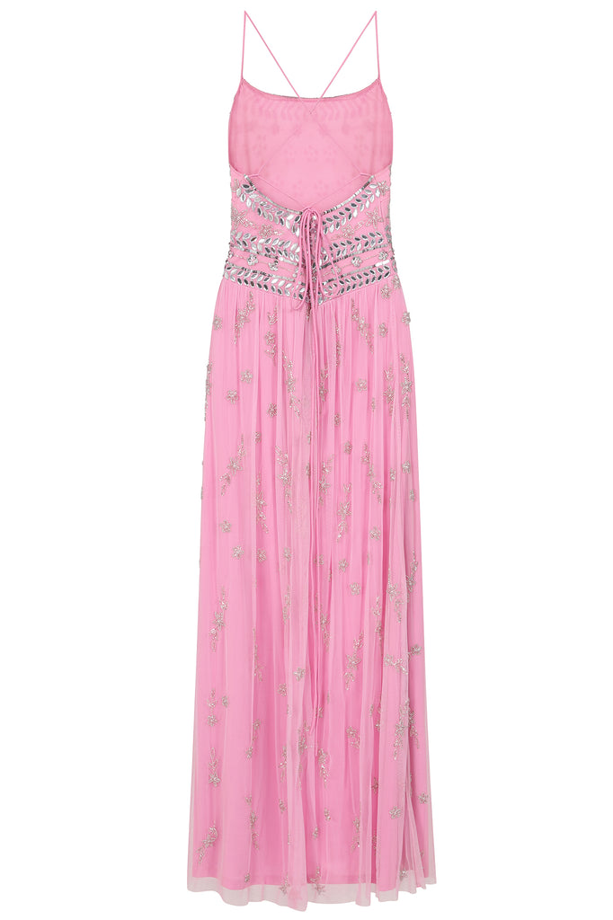 Jae Embellished Maxi Dress in Pink