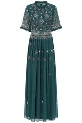 Jenelle Green Embellished Maxi Dress